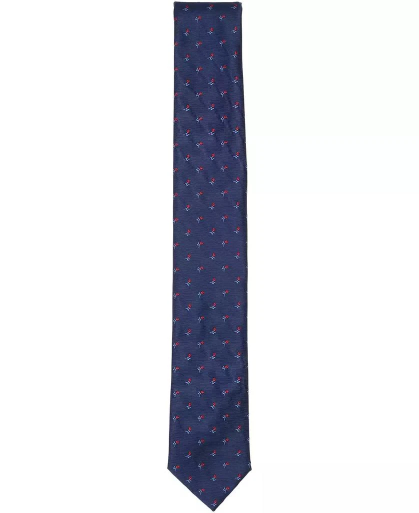 Bar III Men's Rose Charm Printed Tie, Macy's Exclusive 2