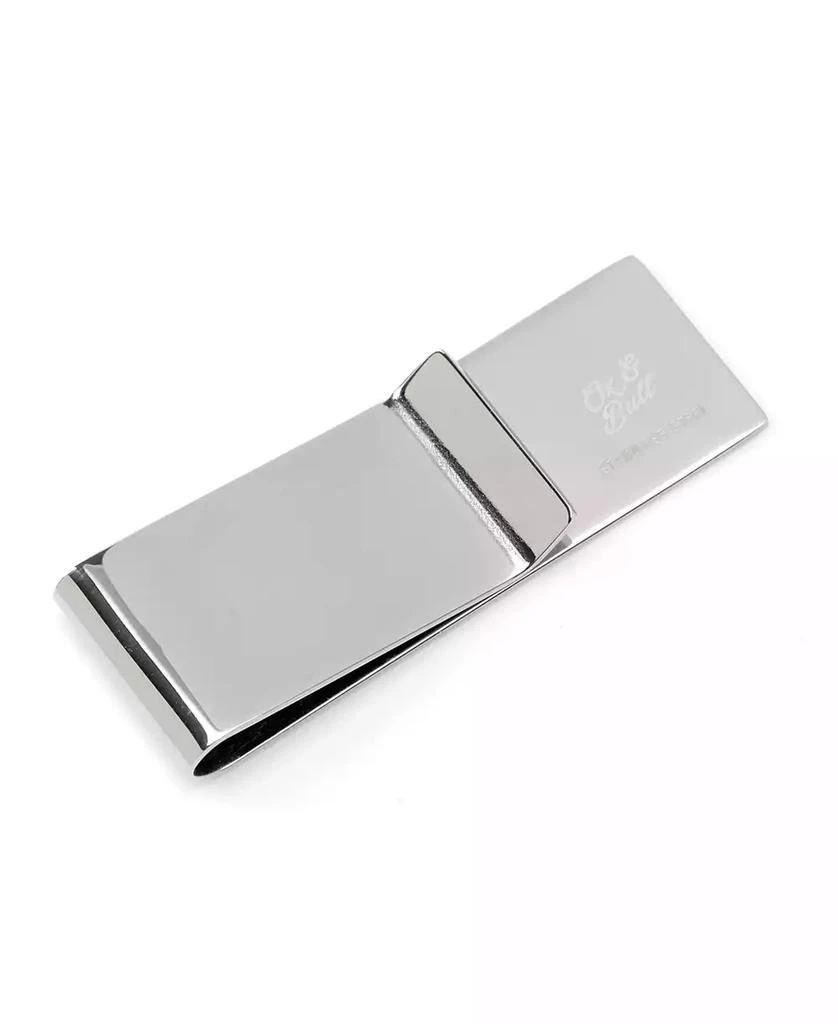 Ox and Bull Trading Co. Men's Stainless Steel Engravable Money Clip 2