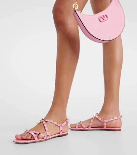 Valentino Rockstud leather sandals 4