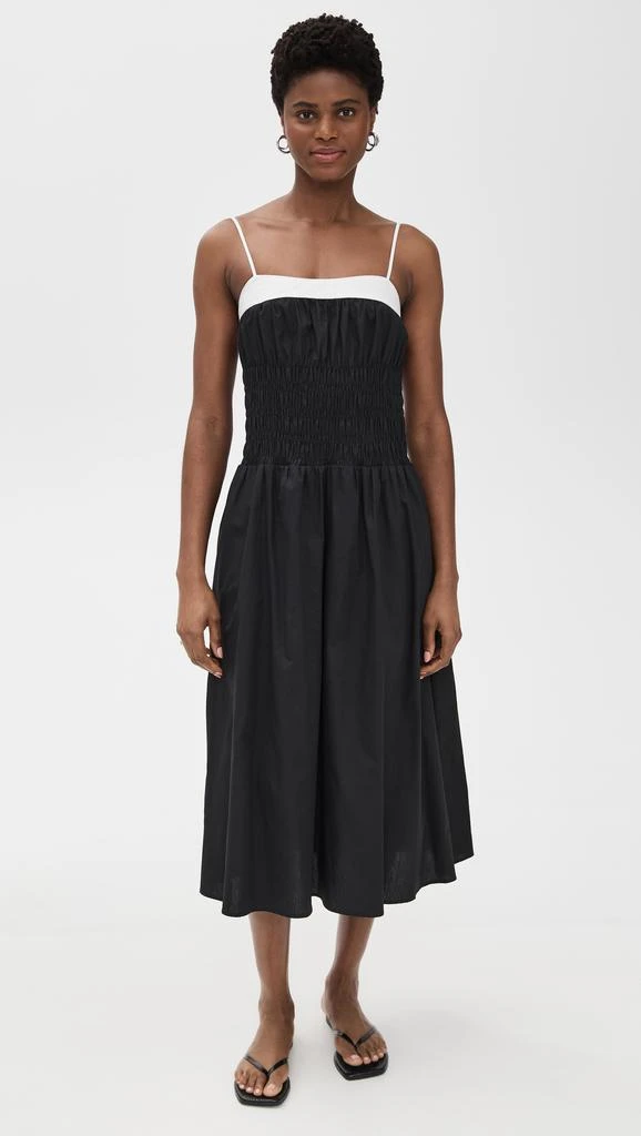 Moon River Smocked Midi Dress 6
