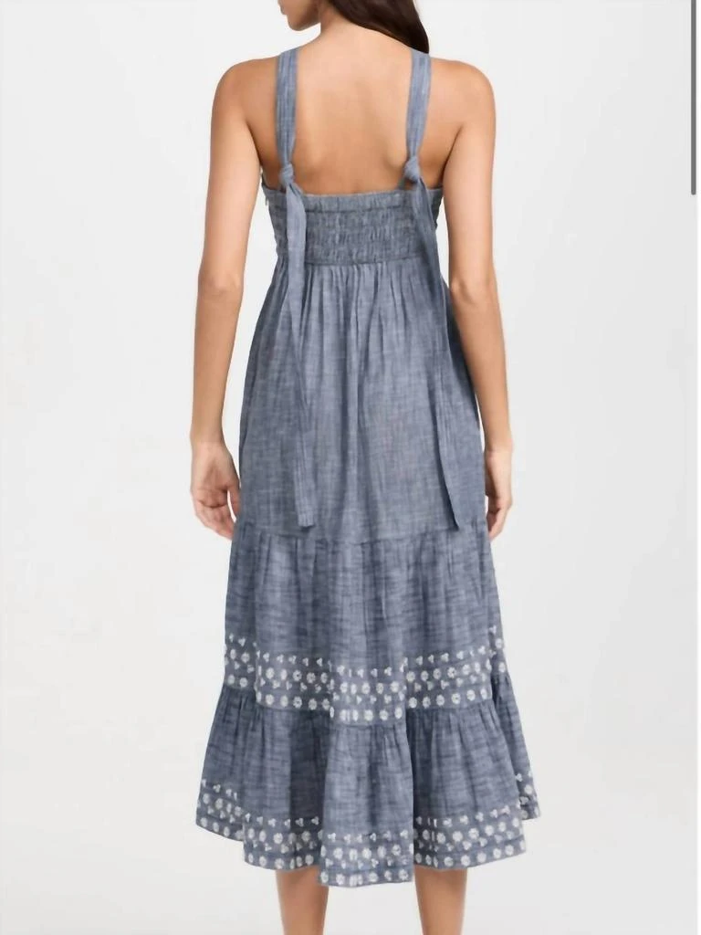 Cleobella Raphaela Midi Dress In Chambray 2