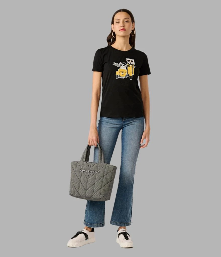 Karl Lagerfeld Paris KARL AND CHOUPETTE MOPED TEE 4