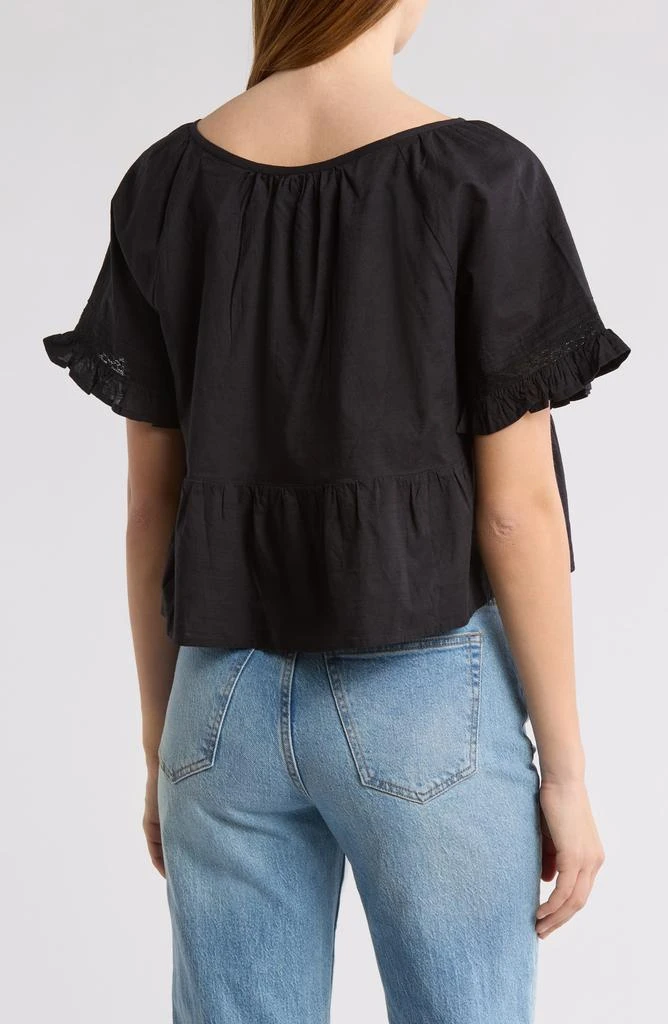 BP. Lace Trim Cotton Top 2