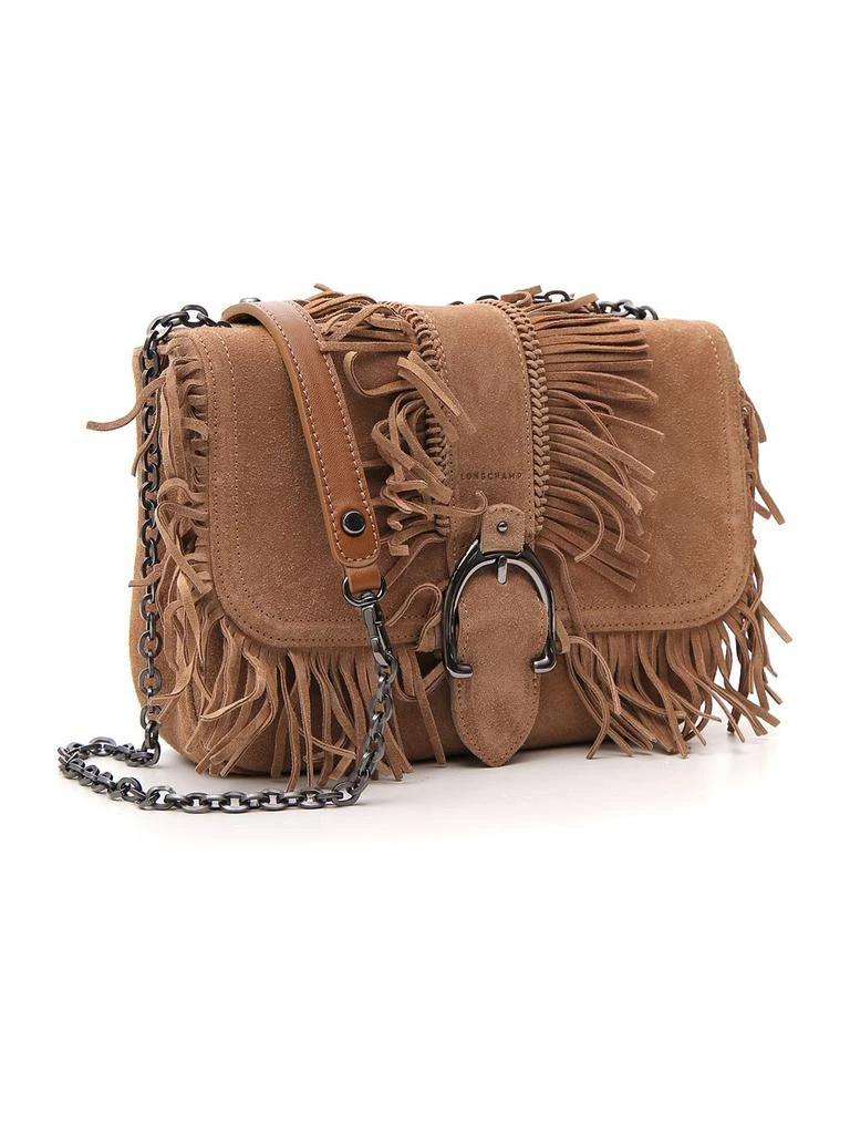 Longchamp Longchamp Fringed Front Flap Crossbody Bag 3