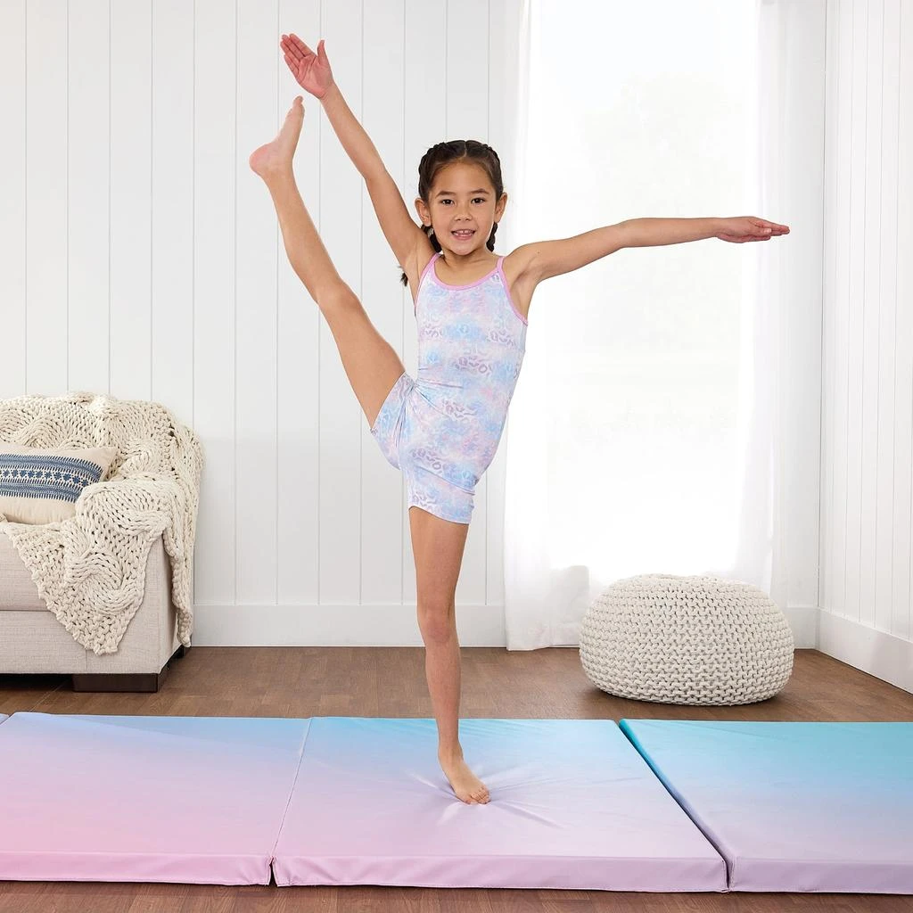 Best Choice Products 10ftx4ftx2in Folding Gymnastics Mat 4-Panel Exercise Workout Floor Mats w/ Handles 12