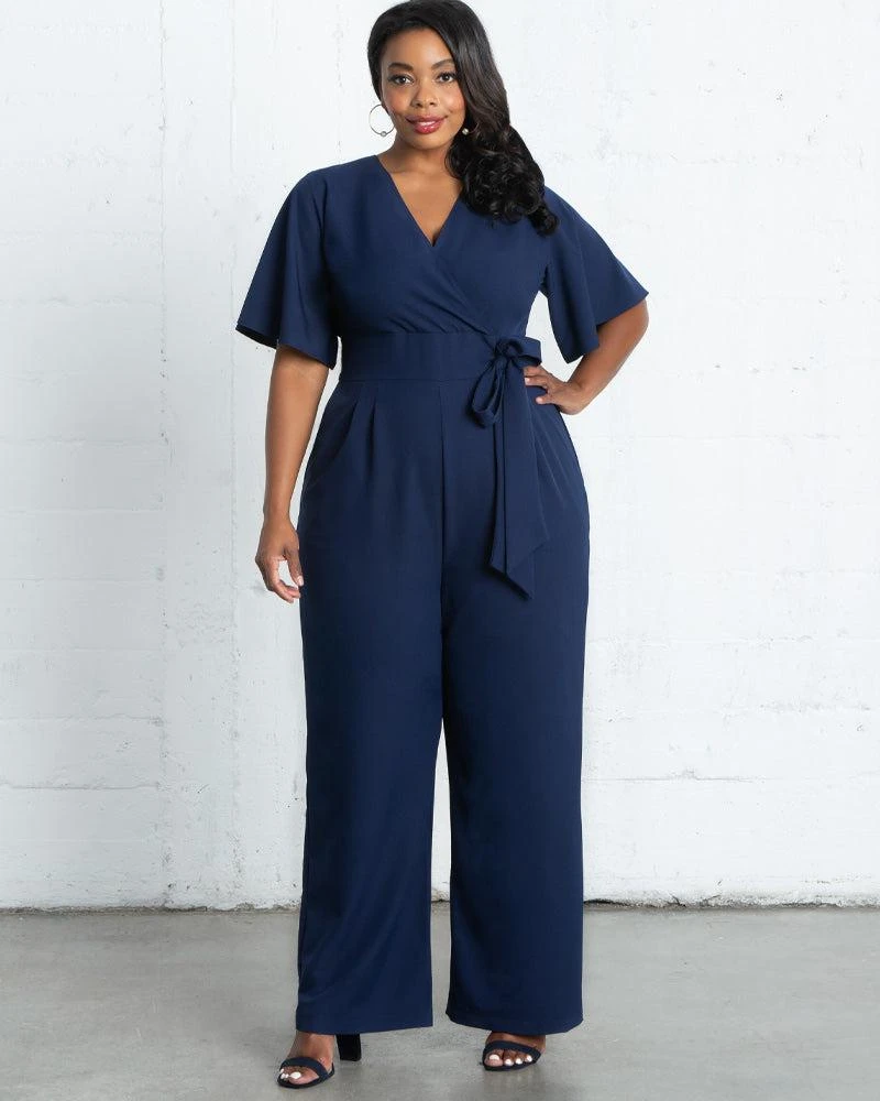Kiyonna Charisma Crepe Jumpsuit 7