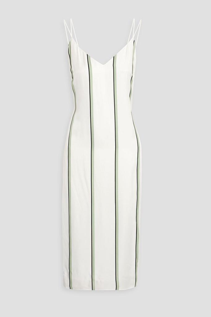 Equipment Aita striped satin dress