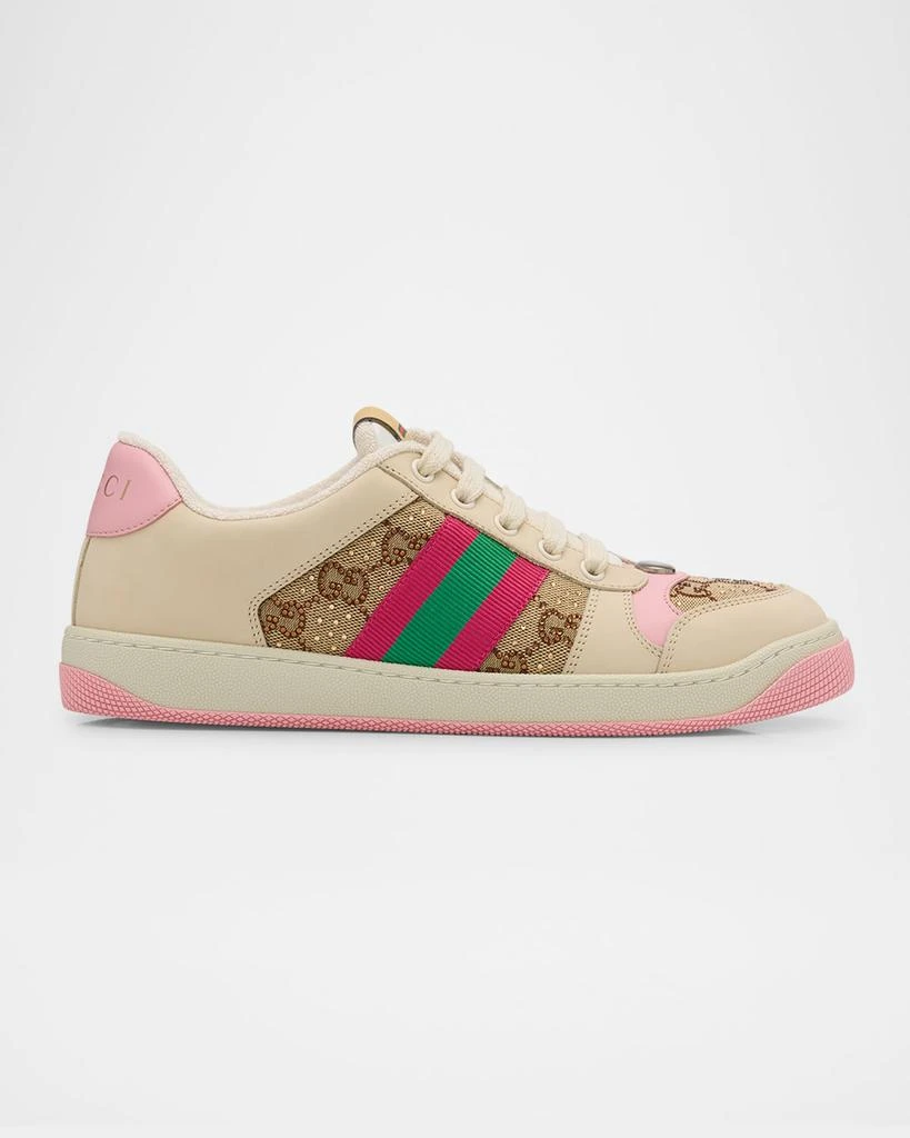 Gucci Screener GG Canvas Crystal Sneakers 1