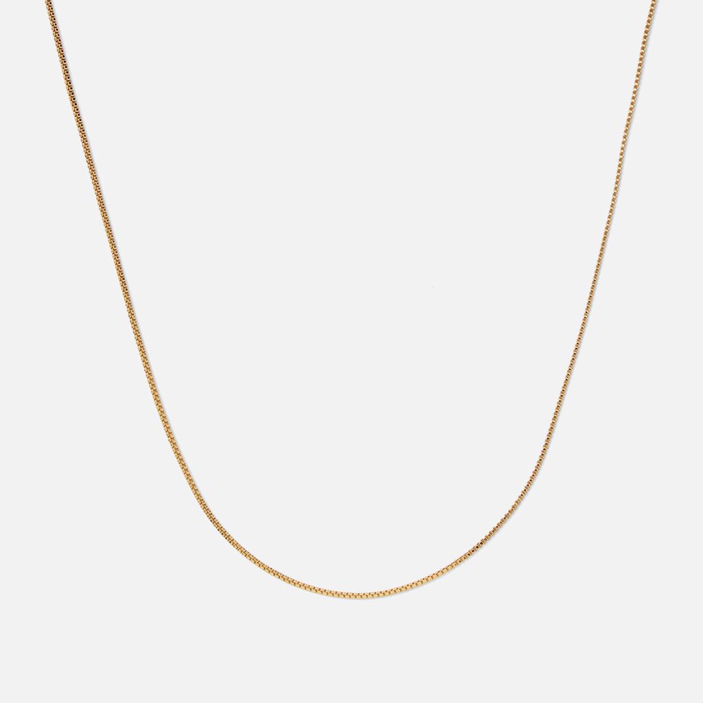 Crystal Haze Crystal Haze 18K Gold-Plated Box Chain Necklace