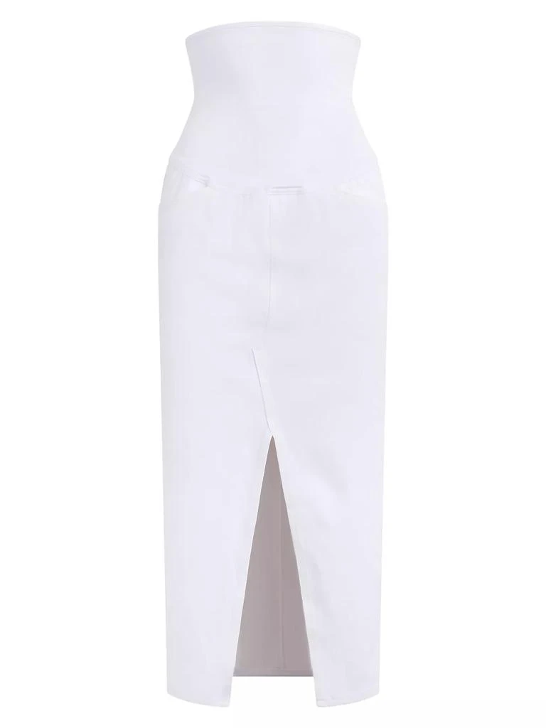 Hudson Maternity Denim Maxi Skirt 1