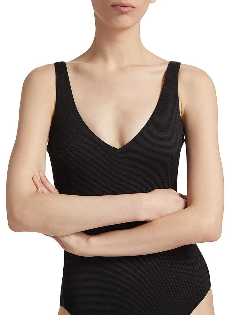 SPANX Piqué Shaping One-Piece Swimsuit 5