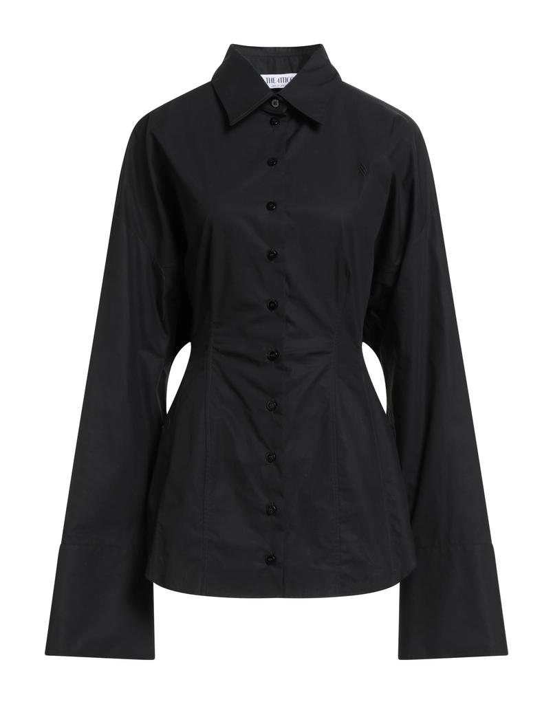 Tシャツ・カットソー THE ATTICO FW23 'Bustier' shirt (237WCH12C070 100) The Attico // White Padded Shoulder Cropped Shirt – VSP