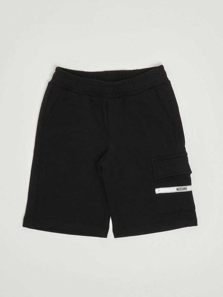 Moschino Moschino Kids Logo Patch Regular Fit Shorts