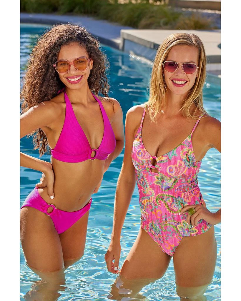 Becca Monte Carlo Gracie Rib Hipster Bikini Bottom 6