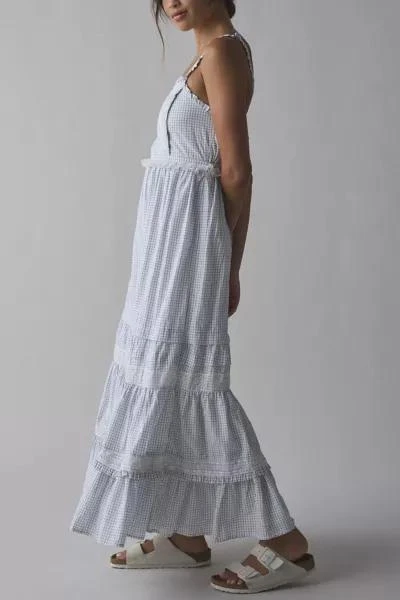 Kimchi Blue Kimchi Blue Paloma Tie-Back Bow Apron Midi Dress 2