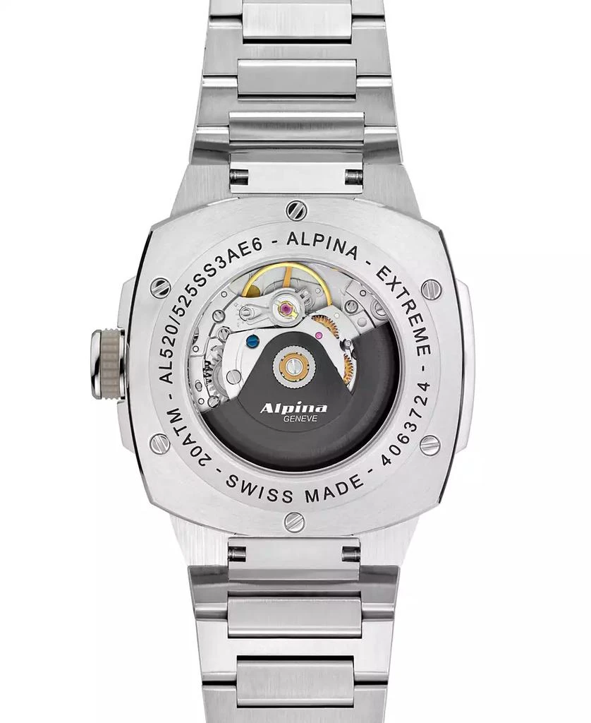Alpina Men's Swiss Automatic Alpiner Extreme Stainless Steel Bracelet Watch 39mm 2