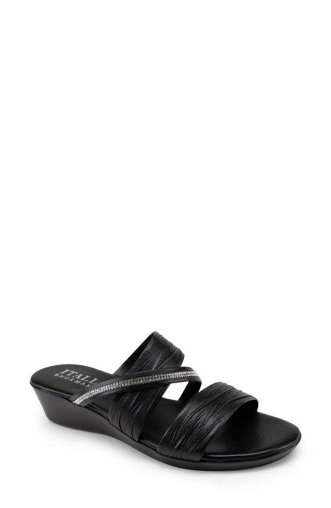 Italian Shoemakers Hollis Wedge Slide Sandal