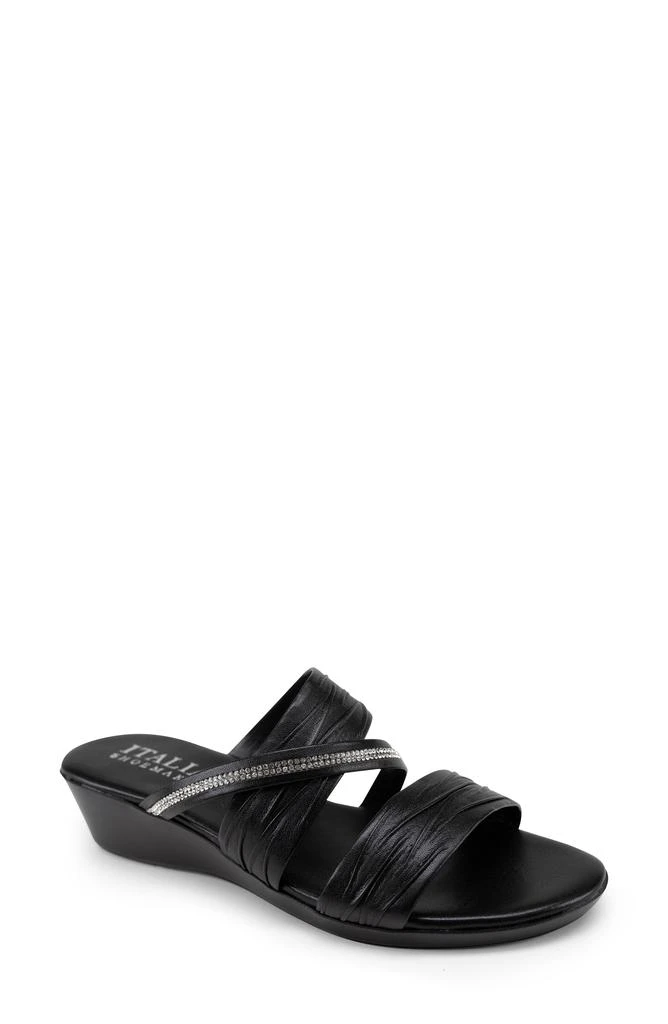 Italian Shoemakers Hollis Wedge Slide Sandal 1