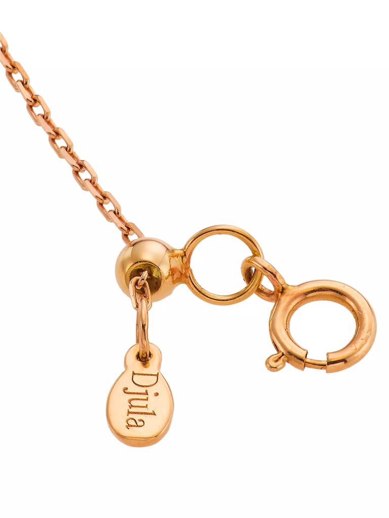 DJULA Soleil 18K White Gold & Diamond Anklet