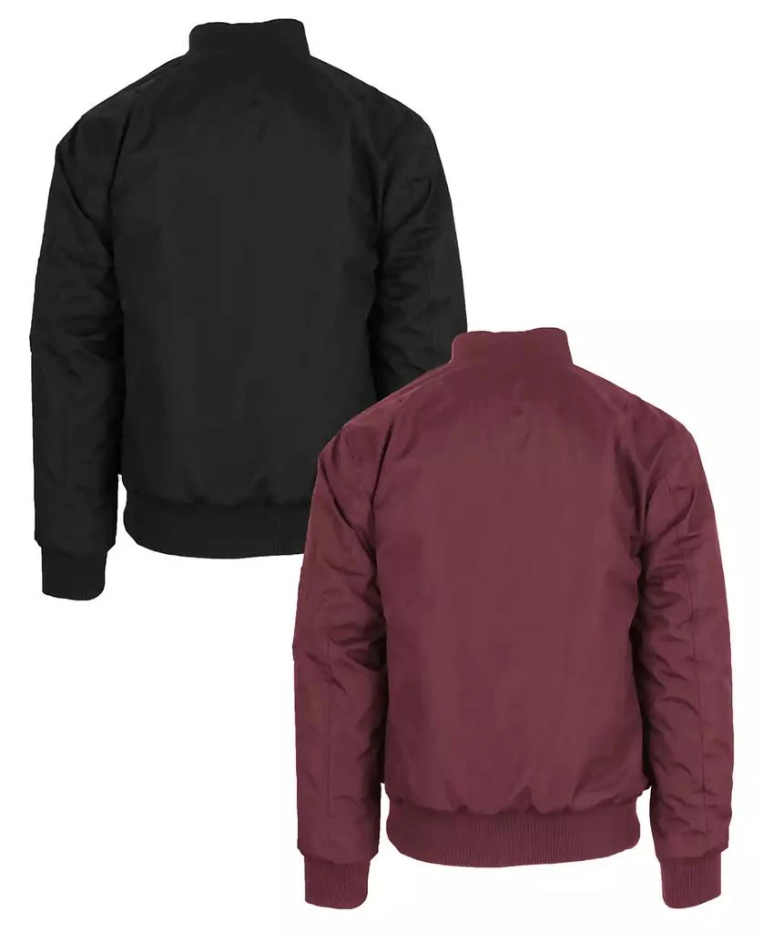 Spire By Galaxy Men's Heavyweight MA-1 Bomber Flight Jacket, Pack of 2 2