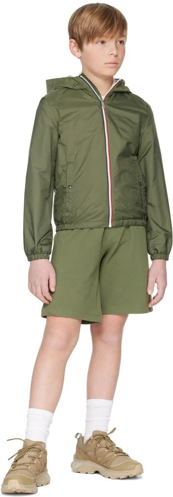 Moncler Big Kids Khaki New Urville Hooded Rain Jacket 4