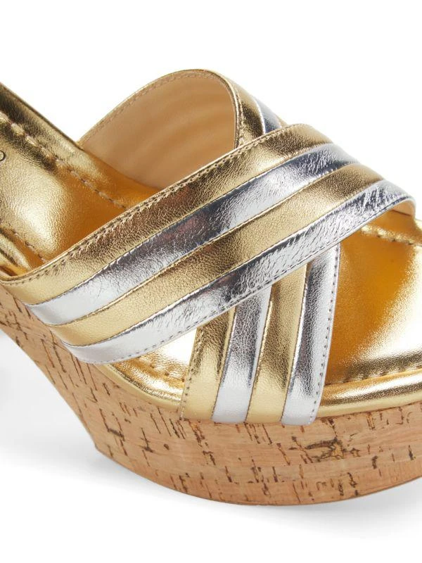 Dee Ocleppo Havana 127MM Leather Platform Sandals 6