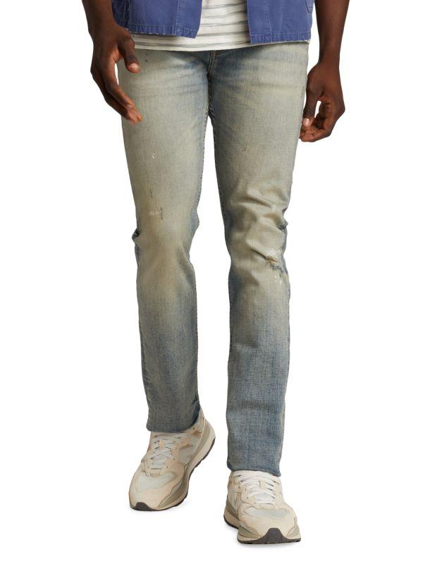 7 For All Mankind Paxtyn High Rise Distressed Jeans