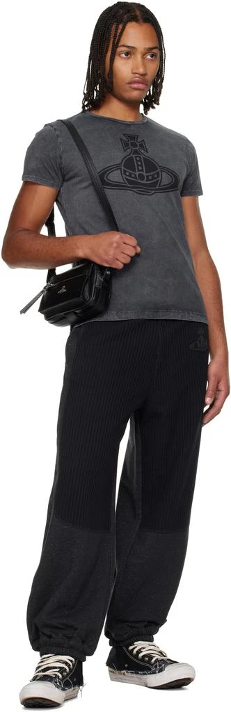 Vivienne Westwood Black Hannah Crossbody Bag 4