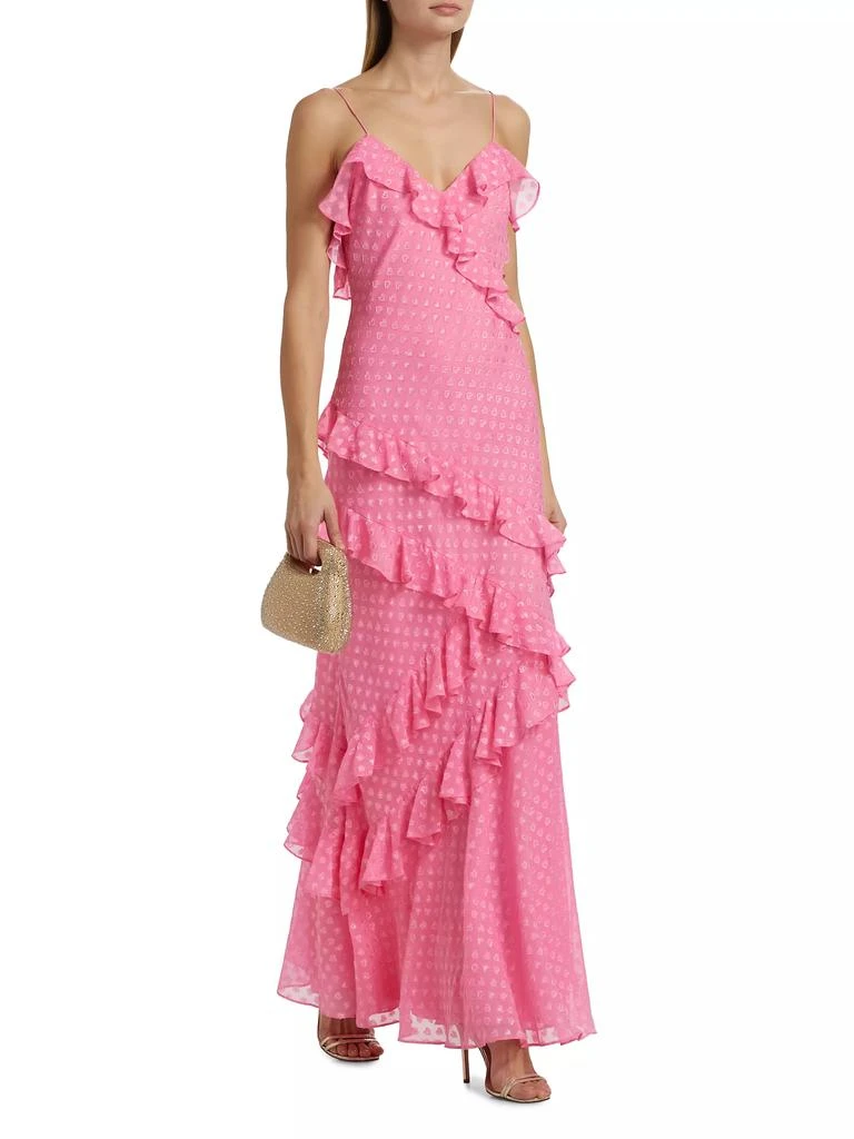 LOVESHACKFANCY Rialto Ruffled Maxi Slipdress 2