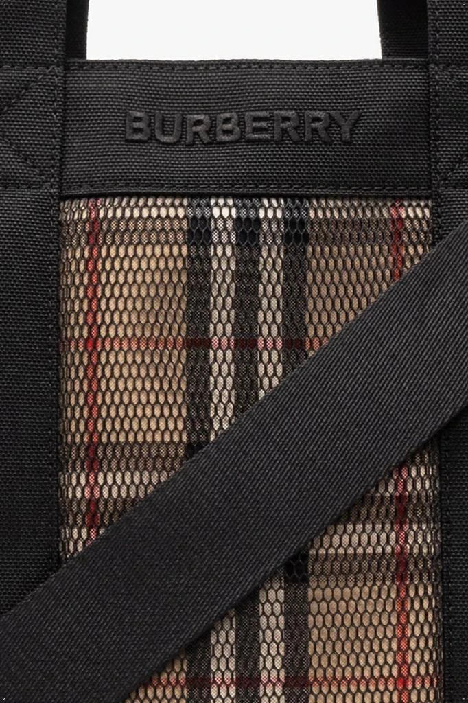 Burberry Burberry Checked Mesh Tote Bag 4