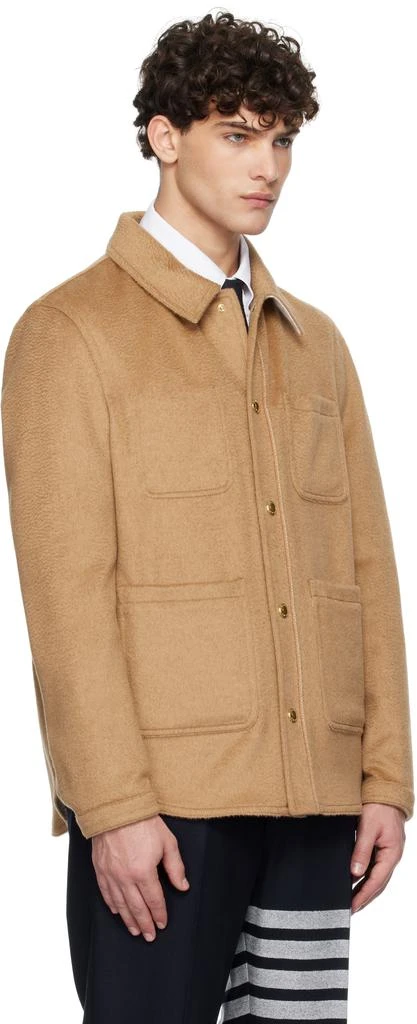 Thom Browne Tan Camel Hair Jacket 2