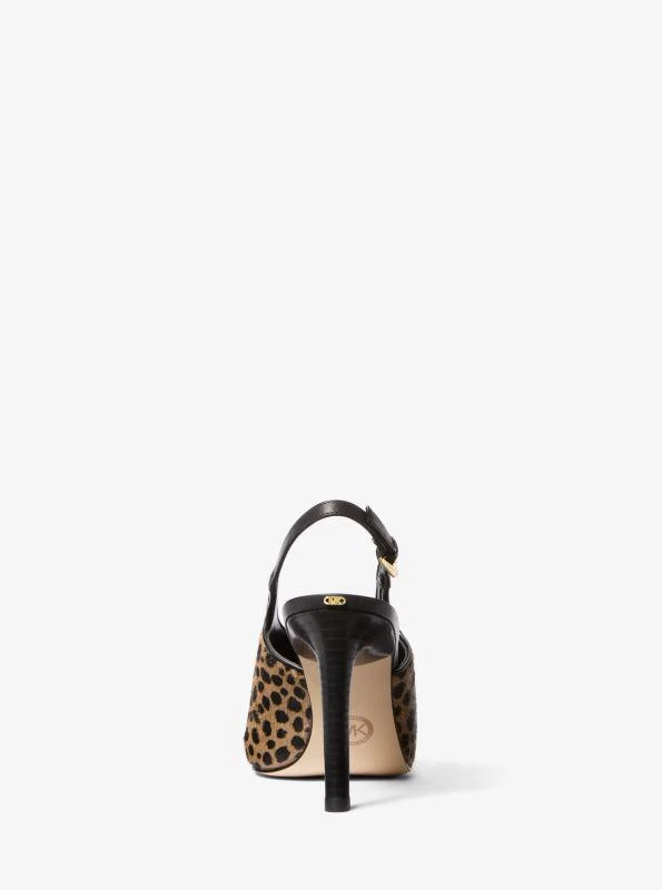 Michael Kors Kasia Cheetah Print Calf Hair Slingback Pump 3