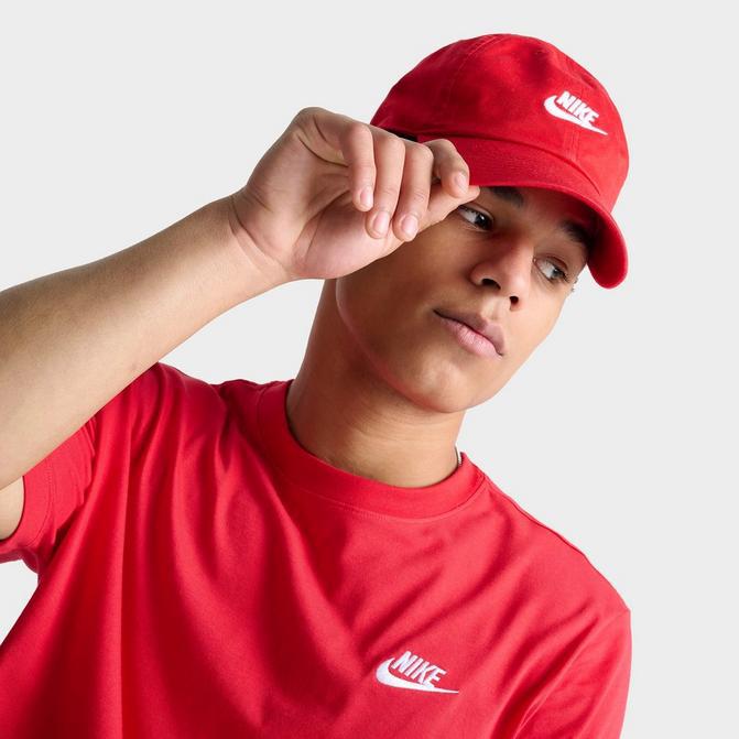 NIKE Nike Club Unstructured Futura Wash Strapback Hat Hats BeyondStyle