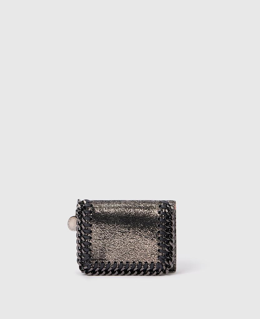 Stella McCartney Stella McCartney - Falabella Tri-Fold Wallet, Woman, Black