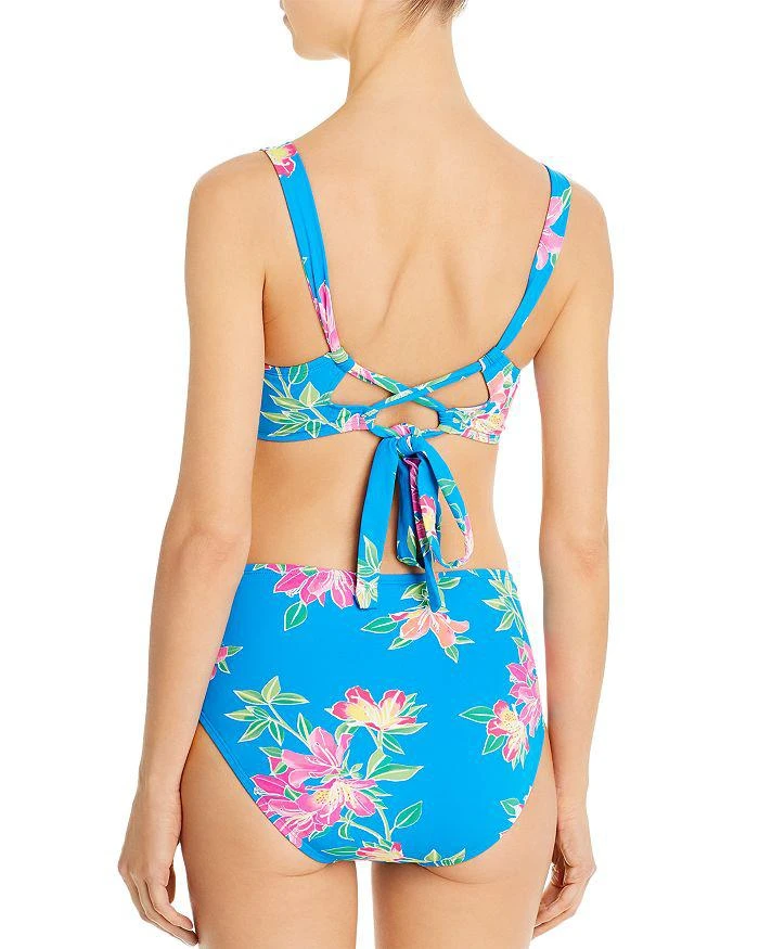 Tommy Bahama Sun Lilies Printed Tie-Waist Bikini Bottom 2