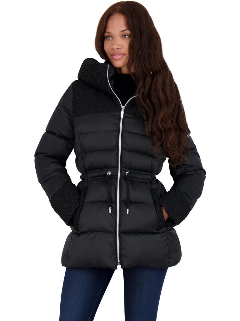 Laundry by Shelli Segal Womens Slimming Novelty Puffer Jacket Coats Free Shipping BeyondStyle