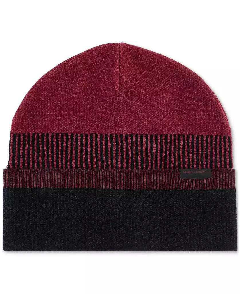 Armani Exchange Men's Cabernet Beanie Hat 1