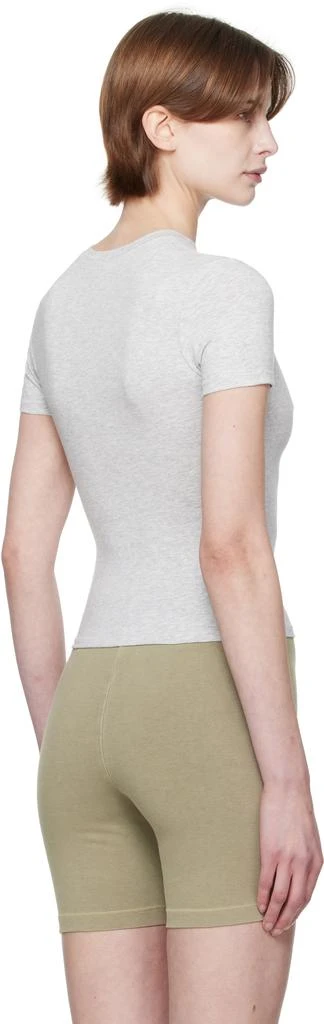 SKIMS Gray Cotton Jersey T-shirt 3