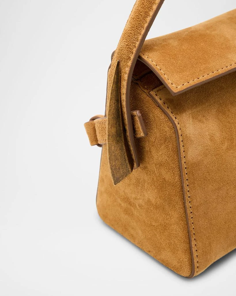 BENEDETTA BRUZZICHES Elif Satin Calf Top-Handle Bag 5