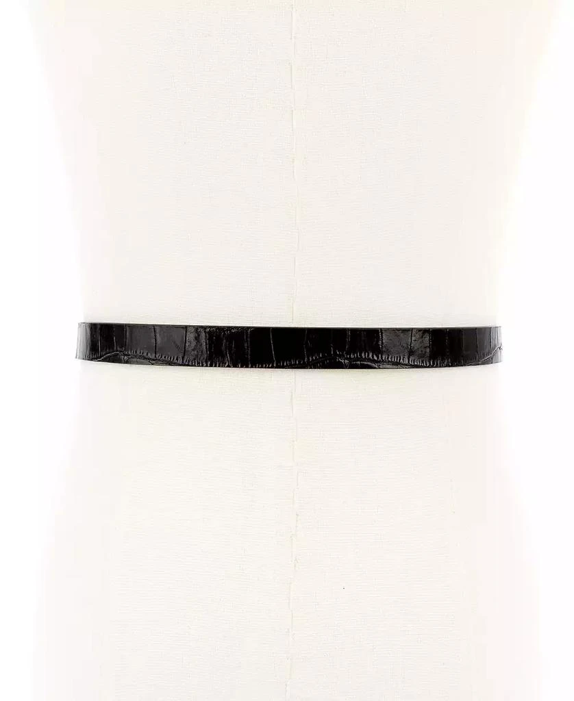 Michael Kors Logo Skinny Leather Belt 5
