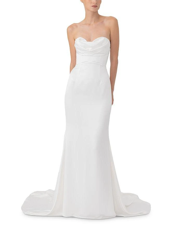 SAU LEE Rianne Satin Gown
