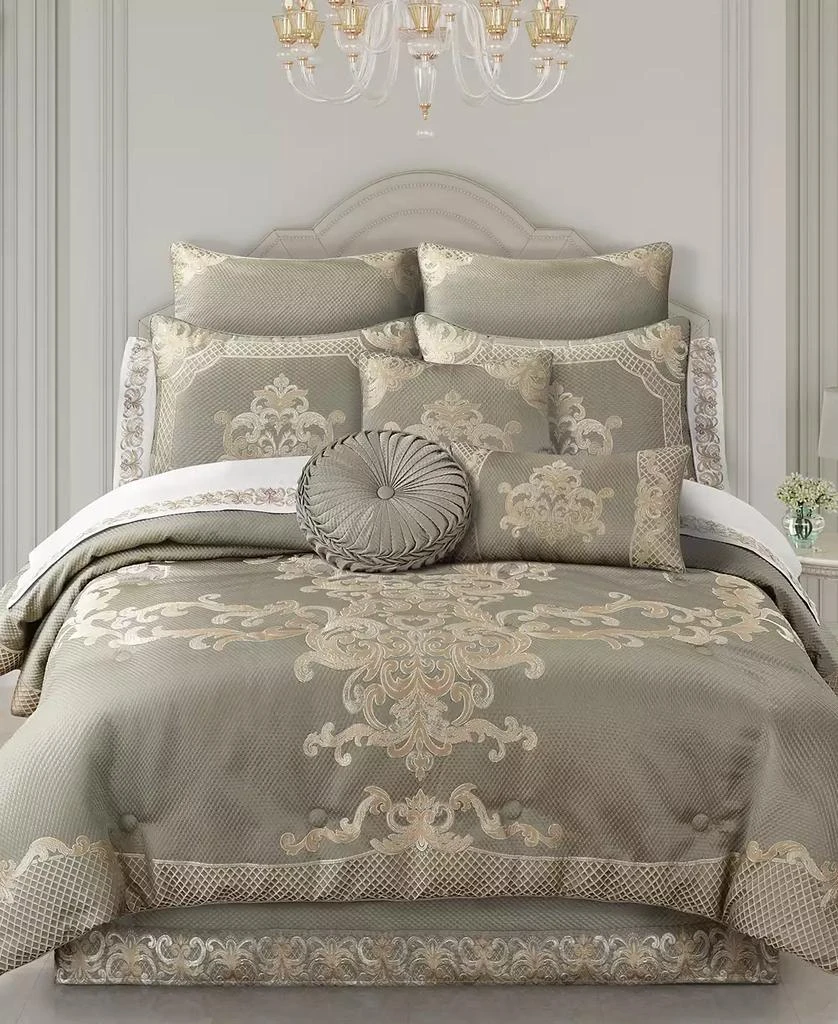 J Queen New York Piazza Decorative Pillow, 18" x 18" 1