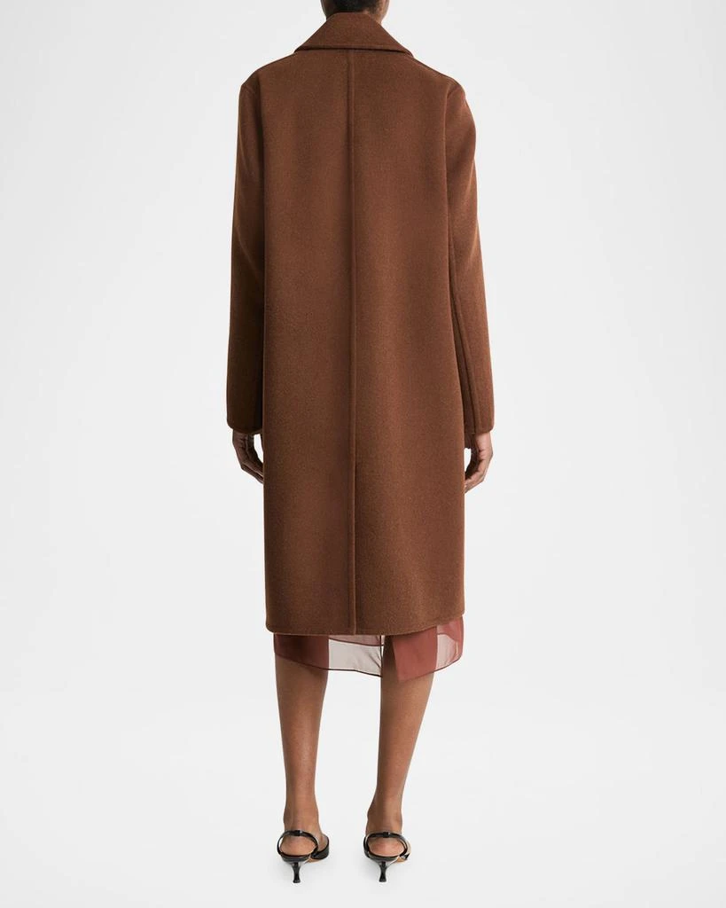 Vince Classic Straight Wool-Blend Coat 5
