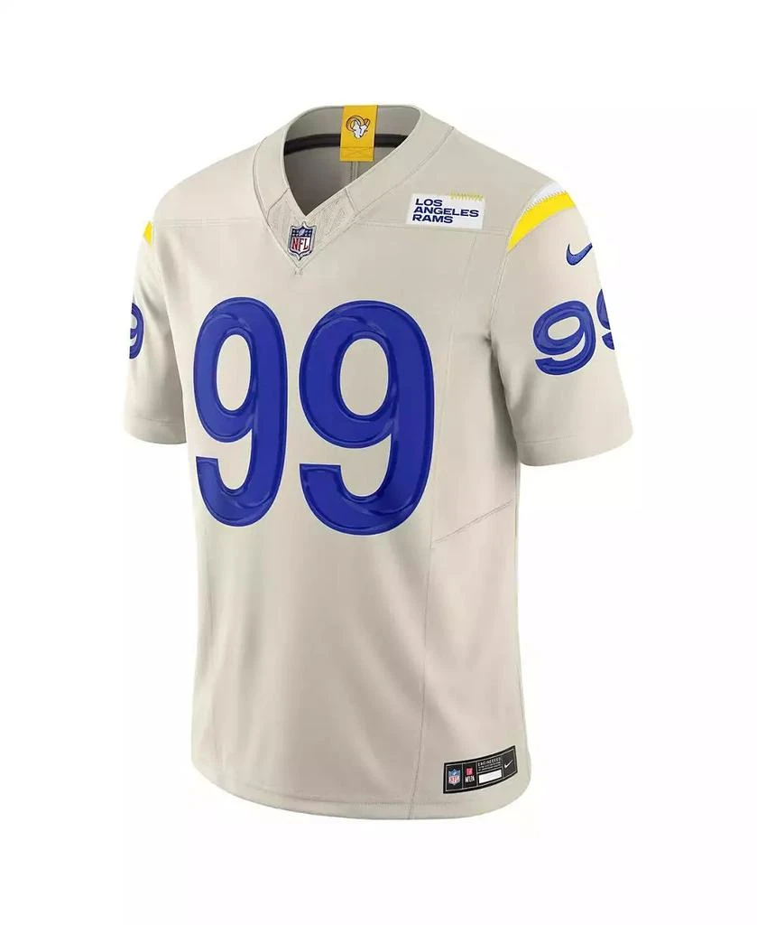 NIKE Men's Aaron Donald Bone Los Angeles Rams Alternate Vapor F.U.S.E. Limited Jersey 3