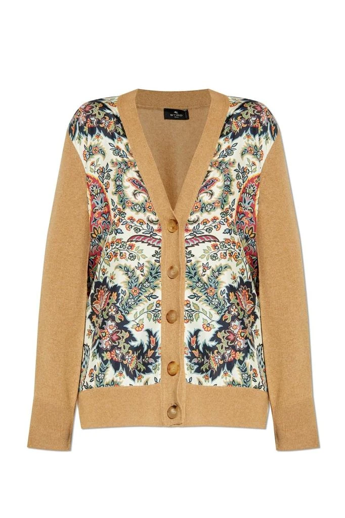 ETRO Etro Floral Printed Knit Cardigan from Cettire