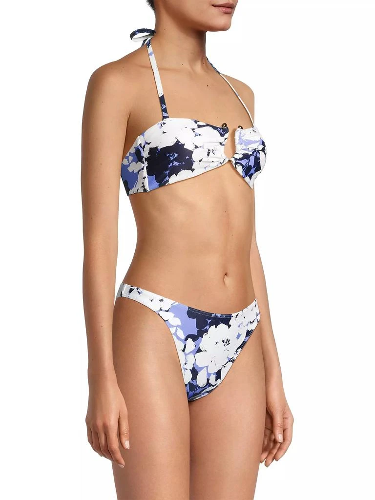 Tanya Taylor Laura Printed Bandeau Bikini Top 4