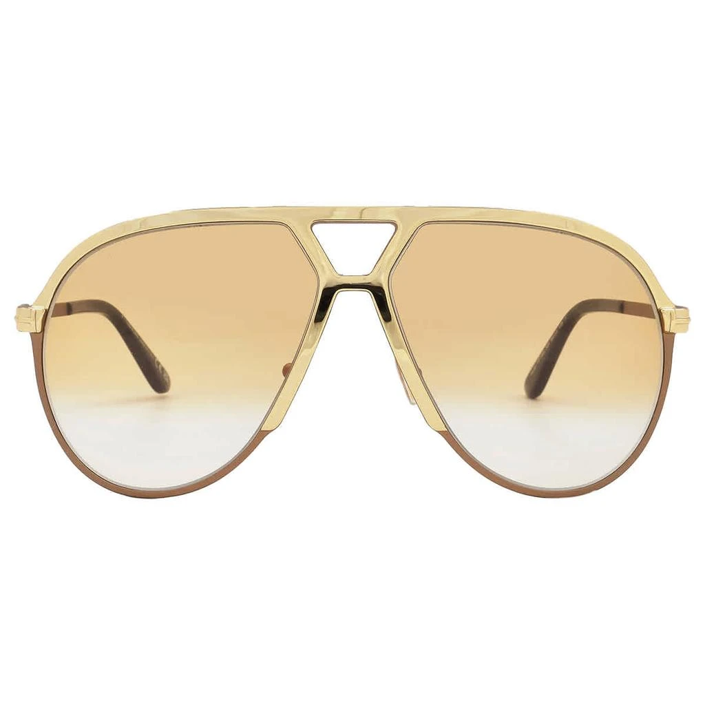 Tom Ford Xavier Brown Gradient Pilot Men
s Sunglasses FT1060 30F 64 1