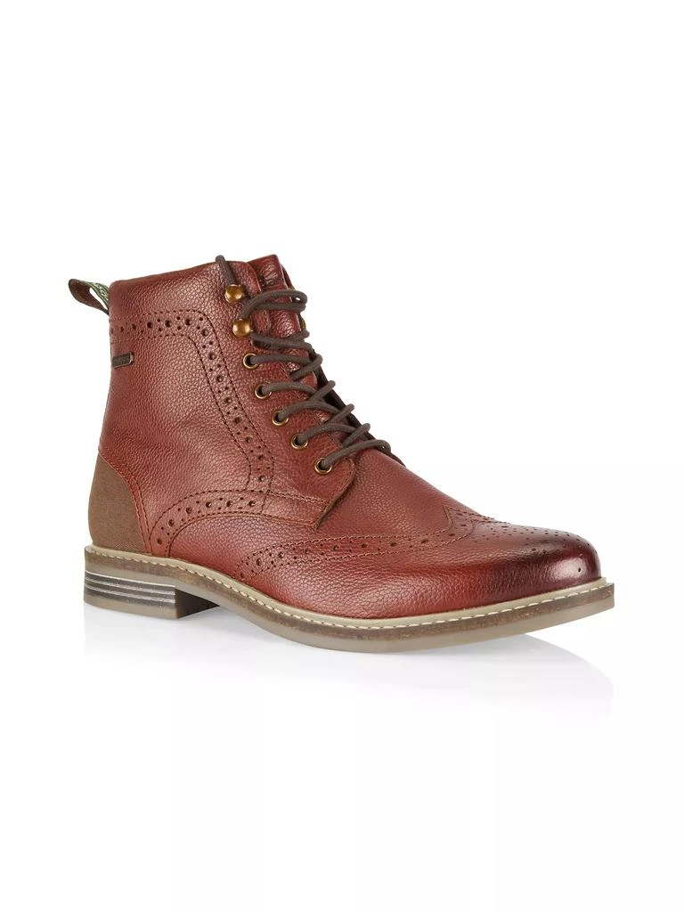 Barbour Seaton Lace-Up Leather-Blend Boots 2
