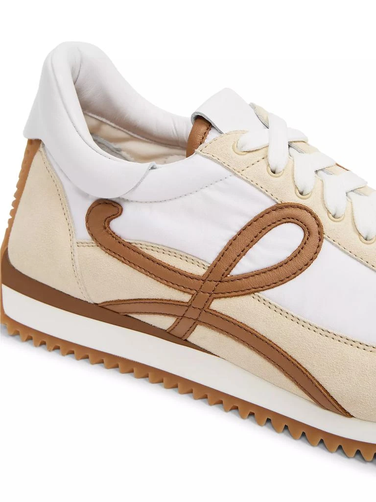 Loewe Men's LOEWE x Paula's Ibiza Flow Runner Suede Low-Top Sneakers 6