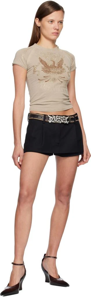 Diesel Brown B-Graffiti Belt 2